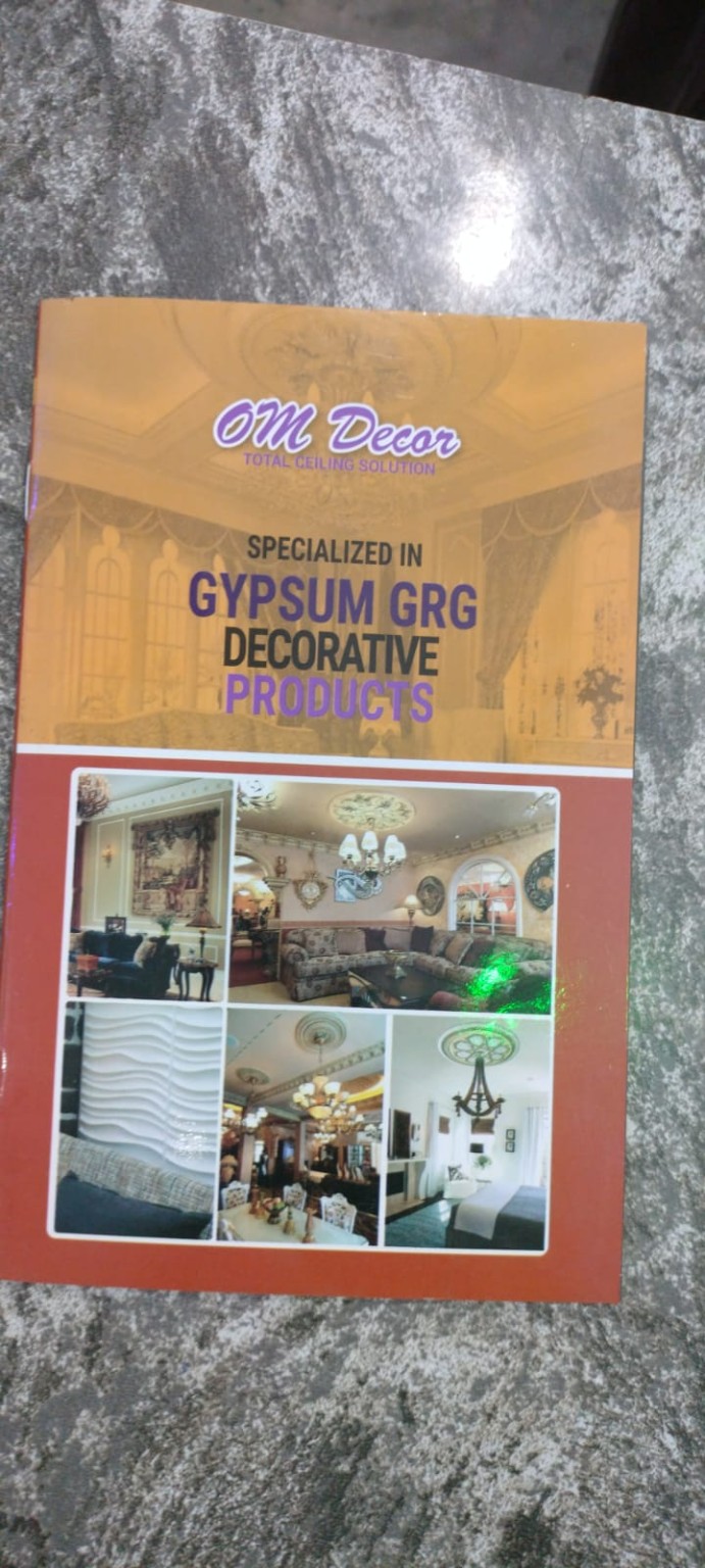 OM Decor brochure cover